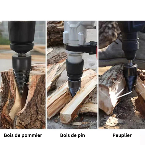 Foret à fendre le bois performant pour une coupe nette et précise travel bott