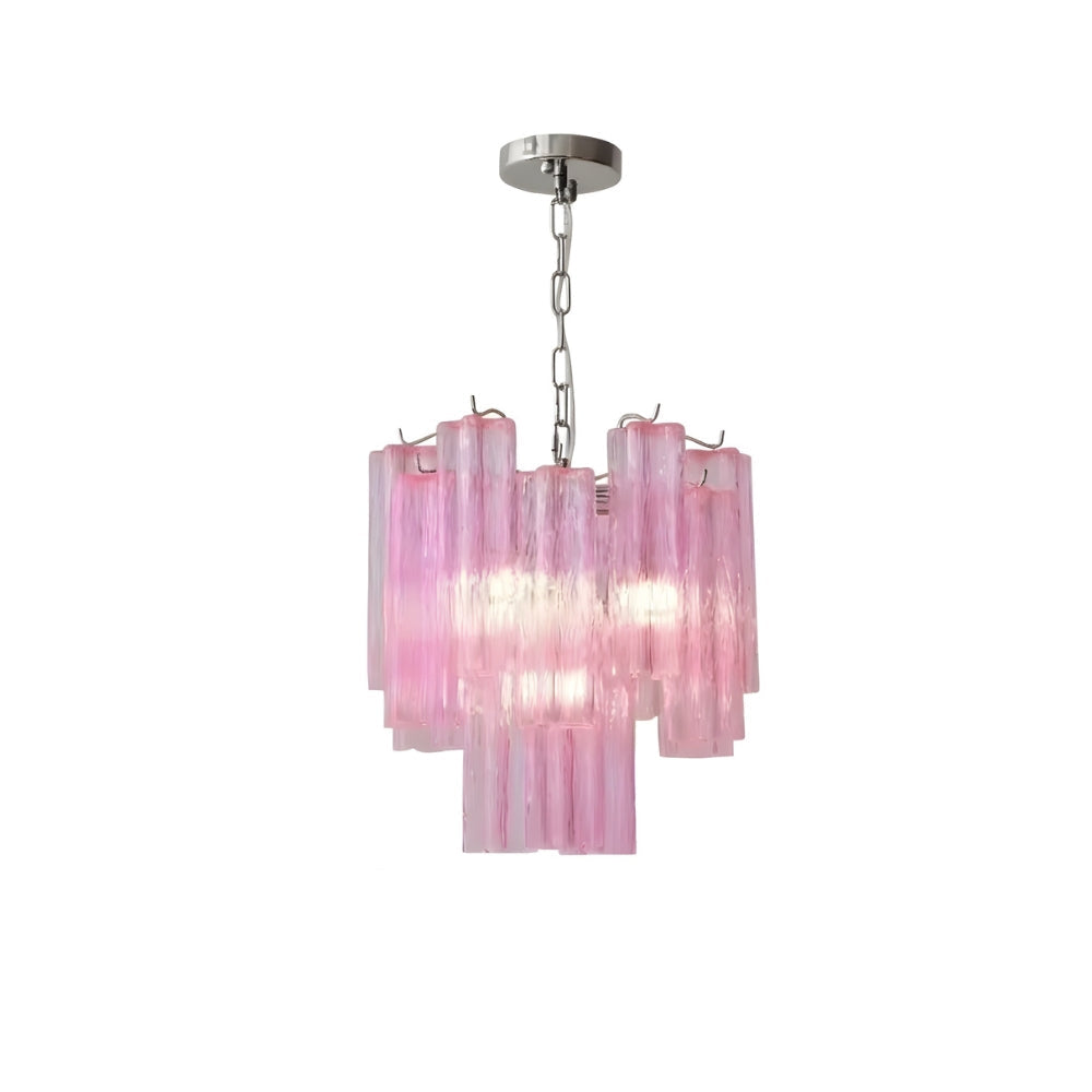 Lampadario in vetro francese