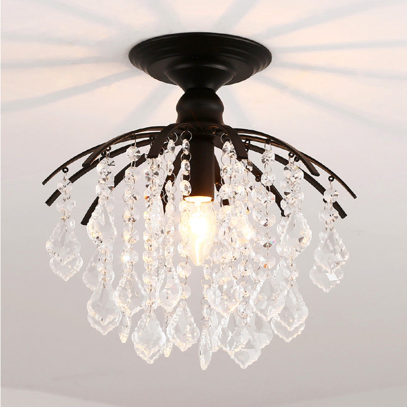 Lampadario in cristallo per camera da letto