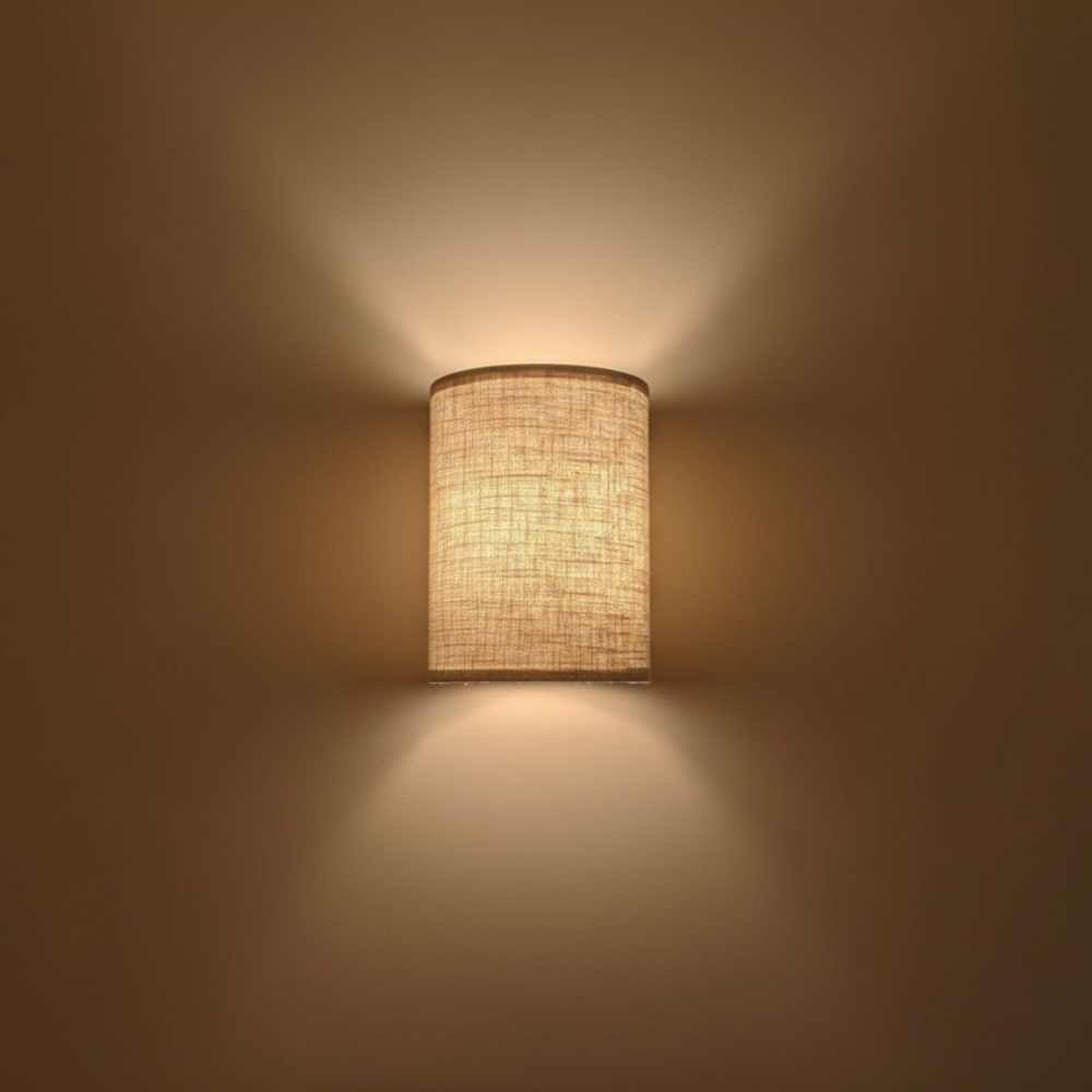 1+1 Sconces da parete in tessuto gratuiti