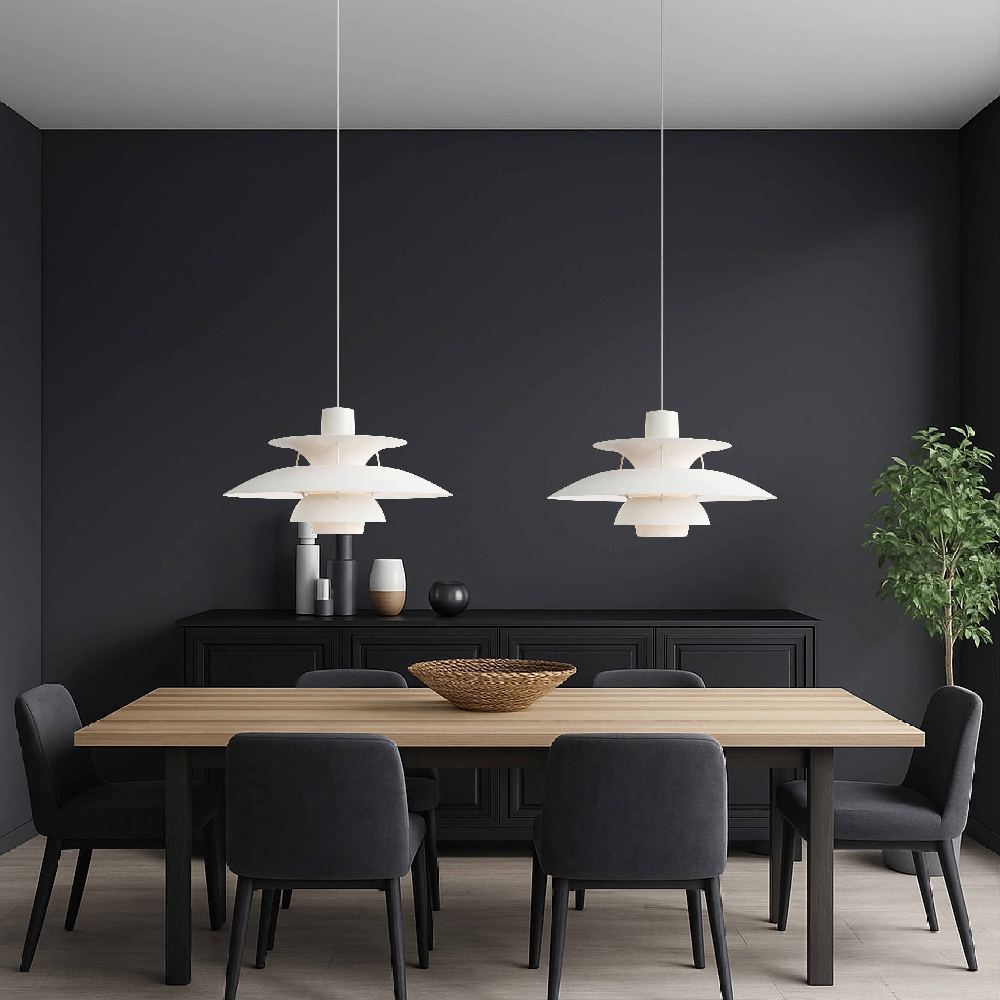 Lampada a sospensione multistrato danese