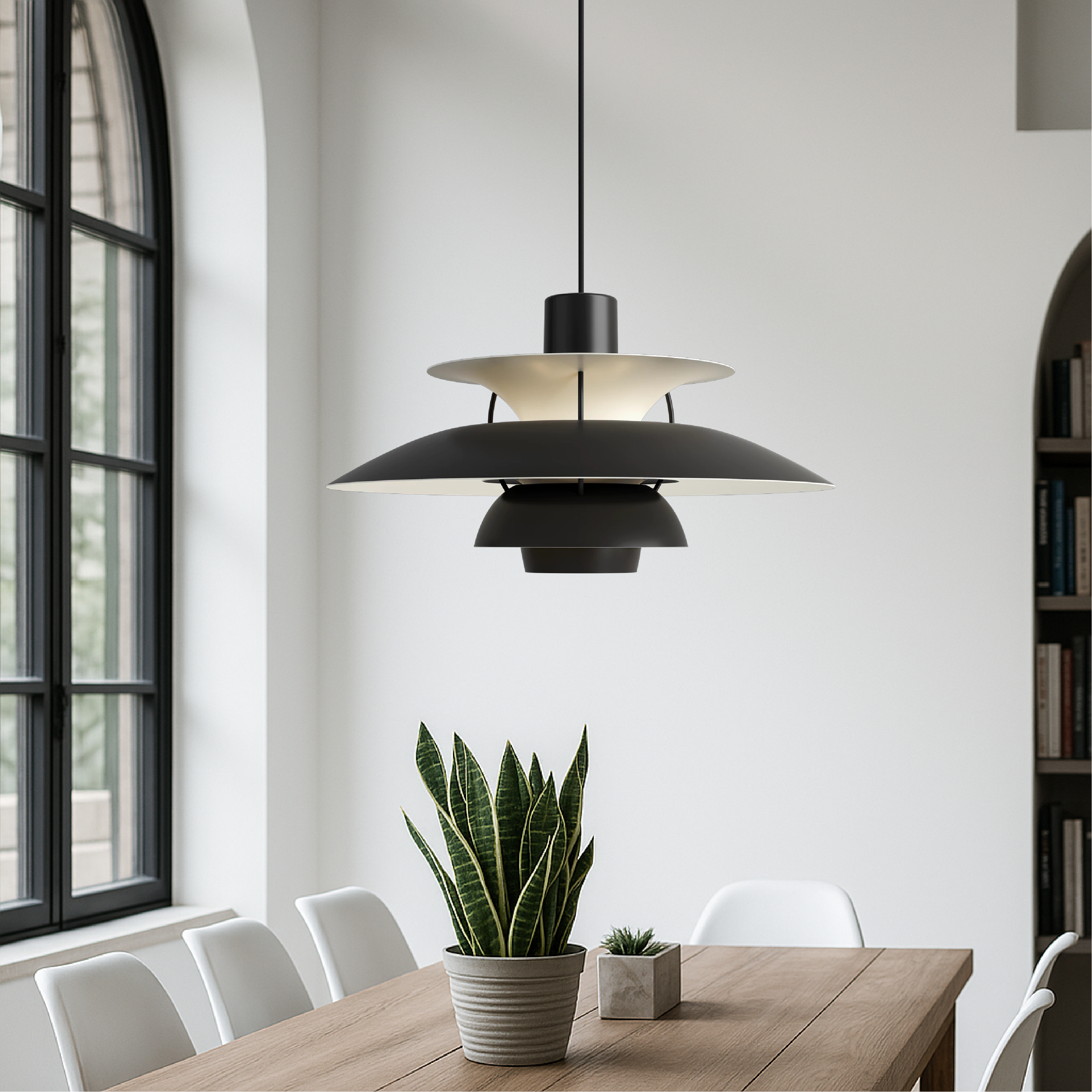 Lampada a sospensione multistrato danese