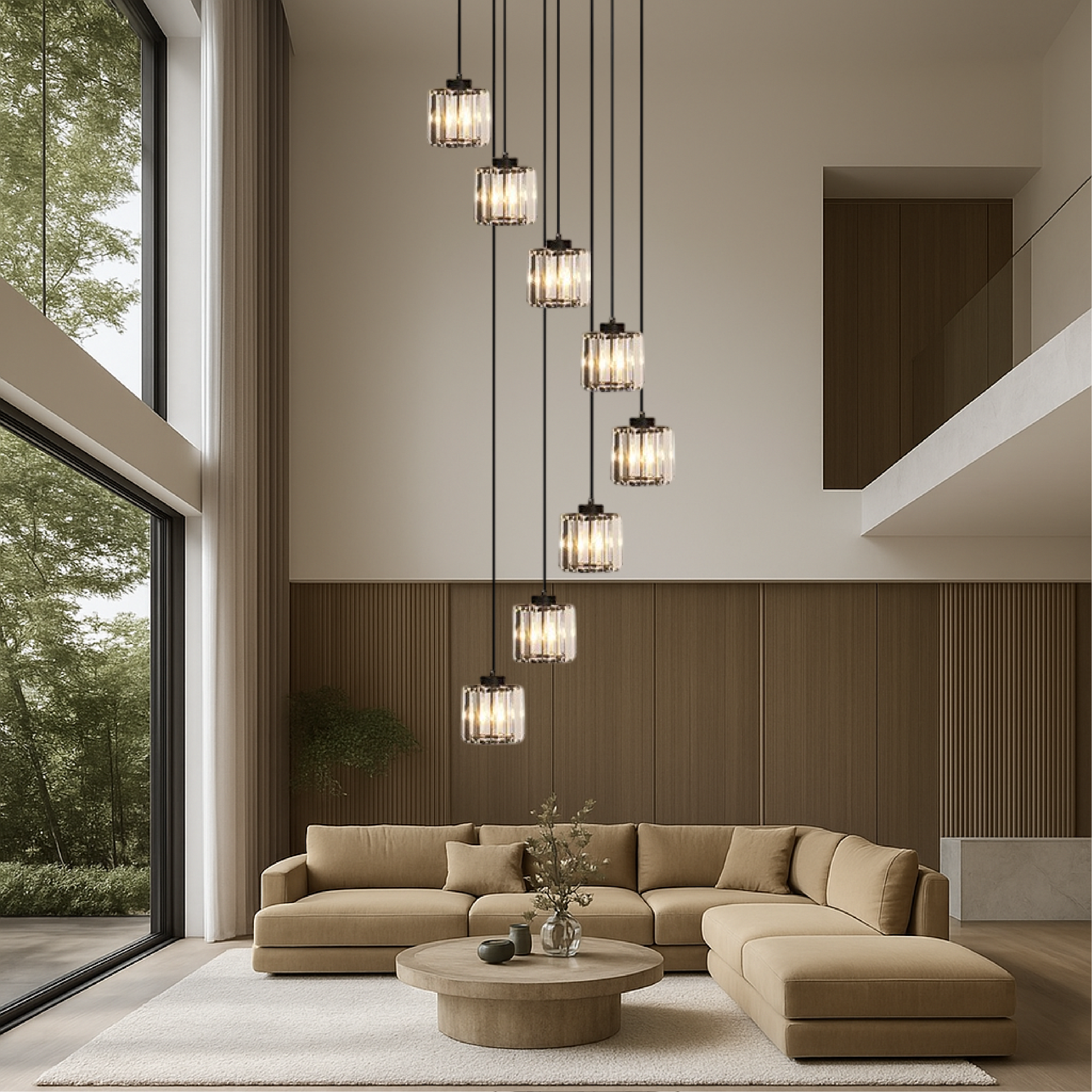 Lampadario per la scala di Kano