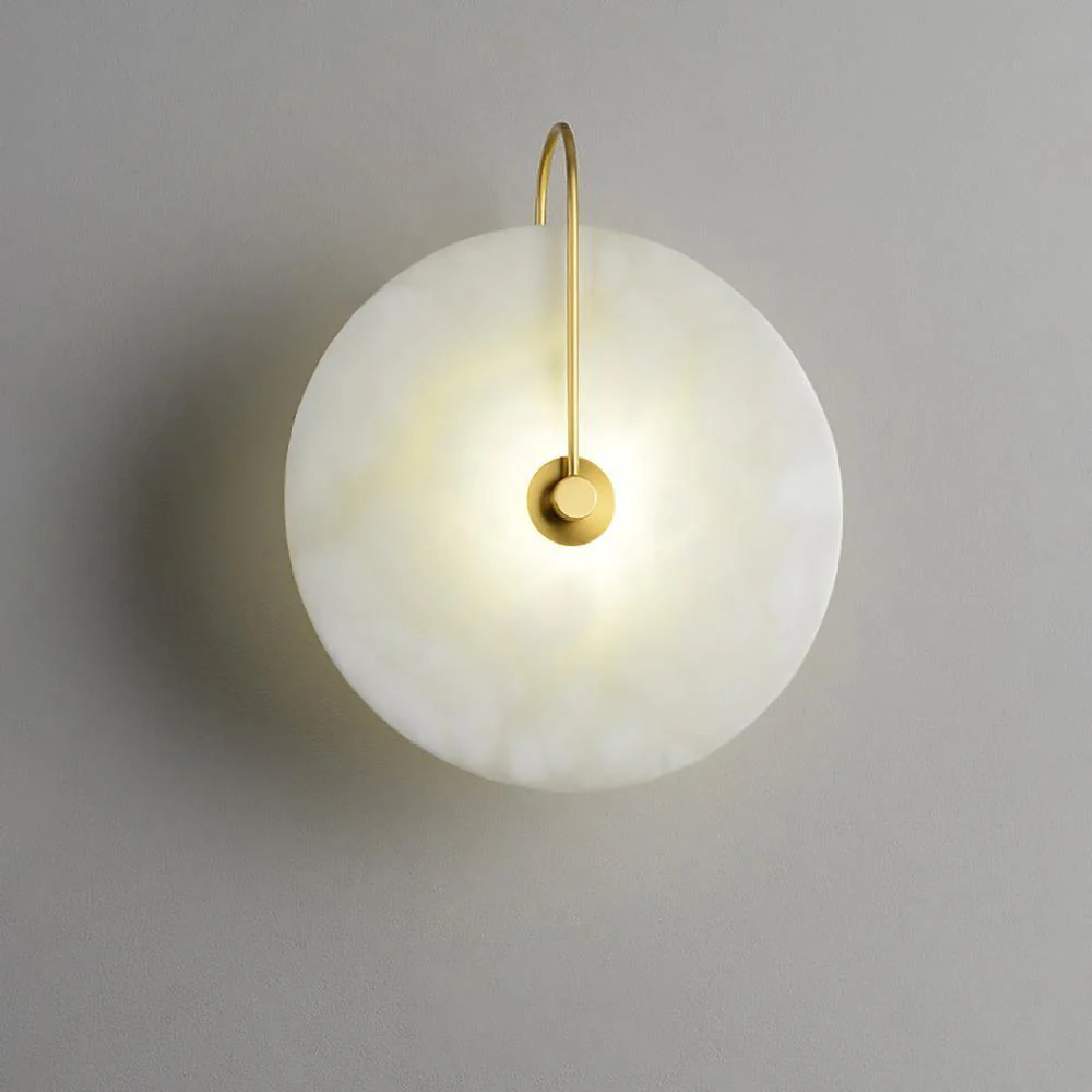 Lampada da parete LED in marmo Alab