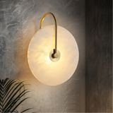 Lampada da parete LED in marmo Alab