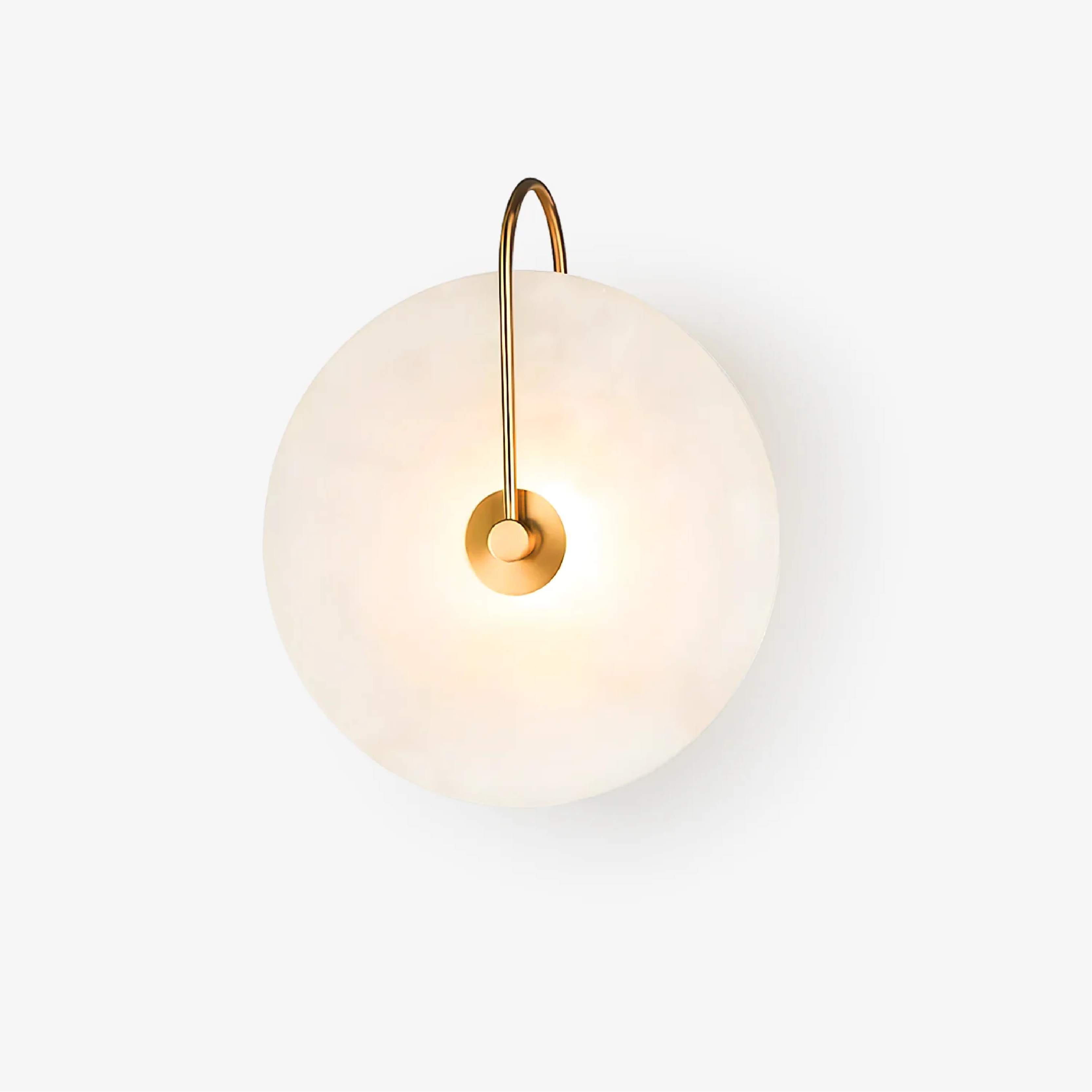 Lampada da parete LED in marmo Alab