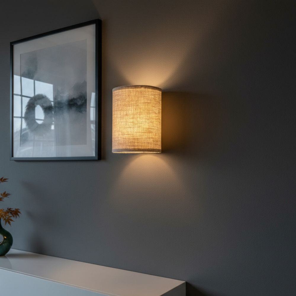 1+1 Sconces da parete in tessuto gratuiti