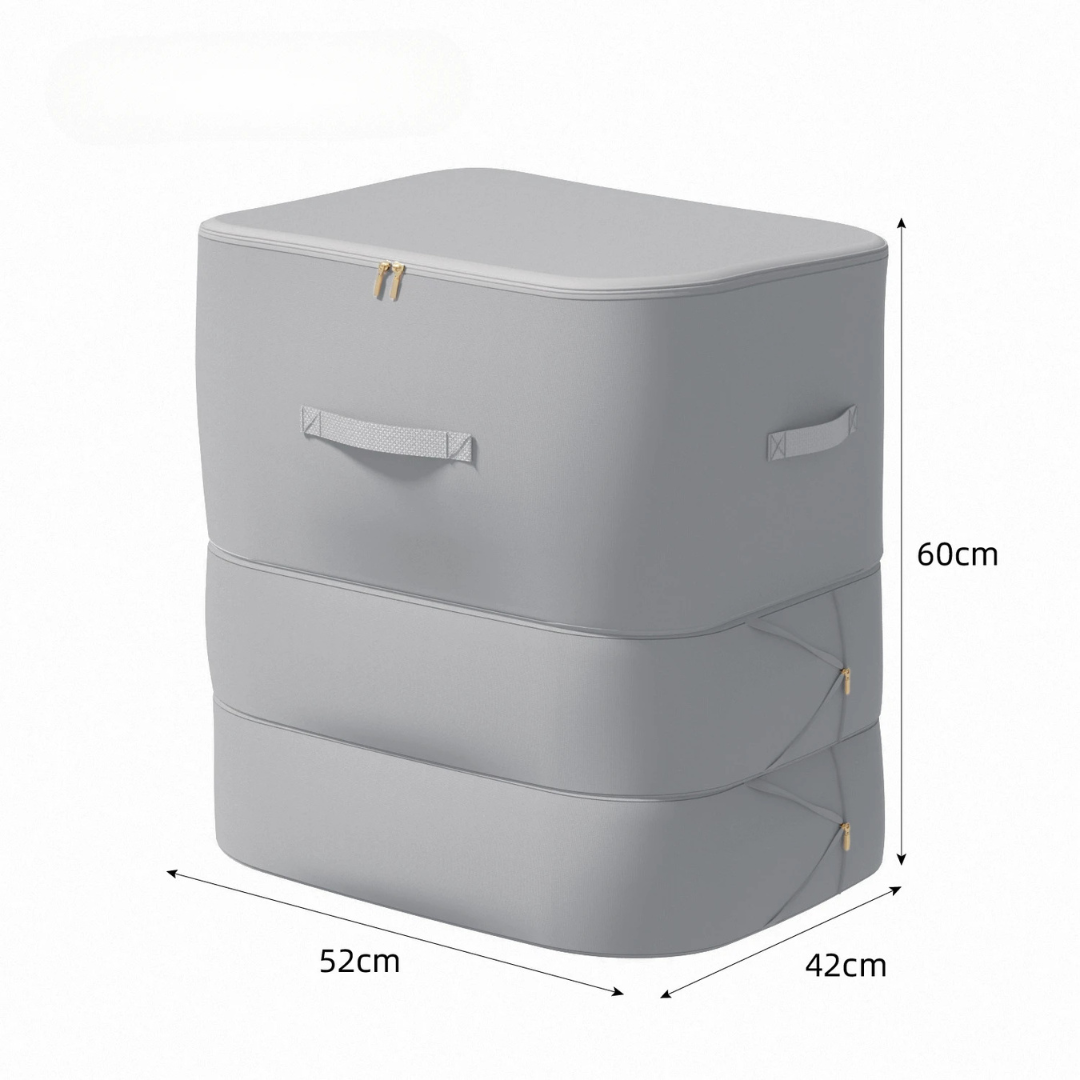 Sac de Compression Ultime SpaceMaster™ - Sac de Rangement Sous Vide en Gris t