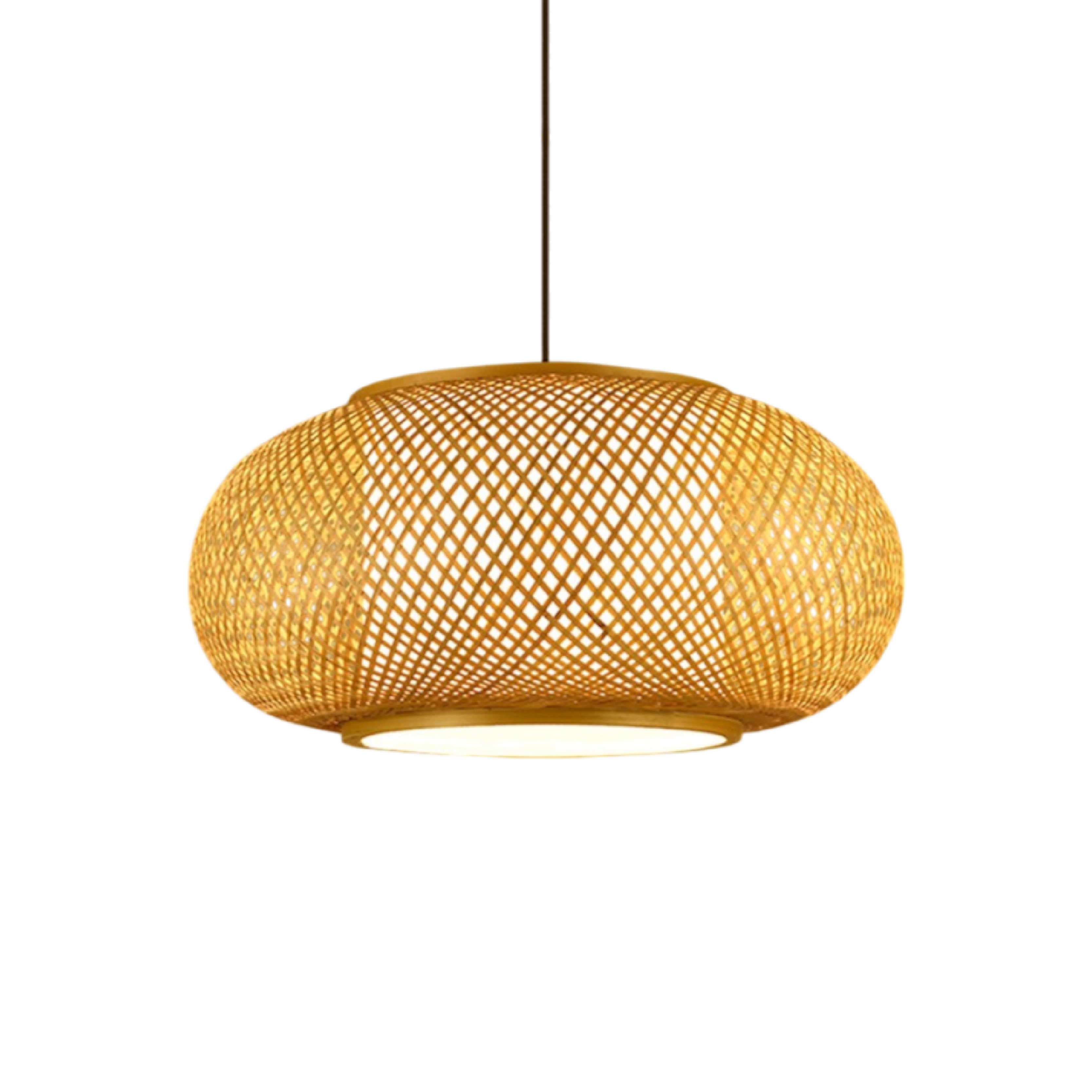 Lampada a sospensione in bambù Hansens