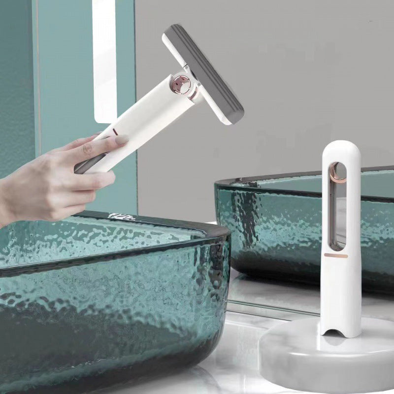 Balai à franges Mini Squeeze - Mécanisme intuitif pour utilisation facile tra
