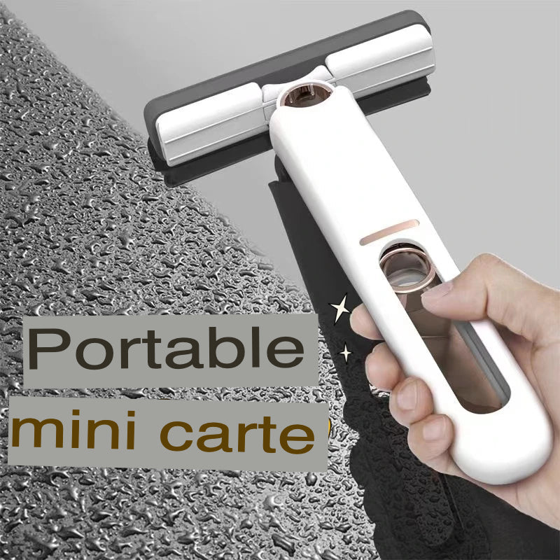 Balai à franges Mini Squeeze - Tête rotative pour atteindre tous les recoins dog