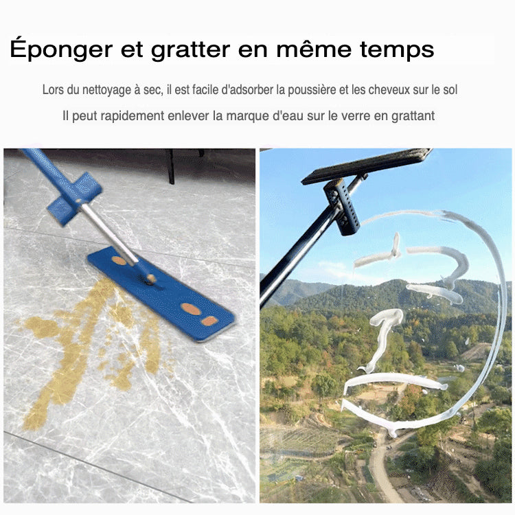 Balai plat microfibre mains libres Juiil pour Surface Cleaners travel bottle