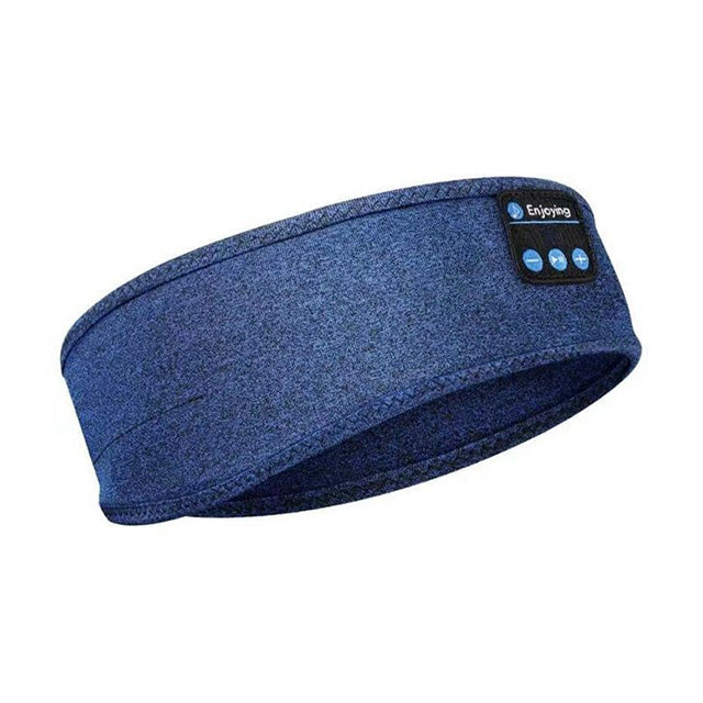 Bandeau Écouteurs Bluetooth Sans Fil et Confortable Bleu - Confortable pour Sport et Dormir