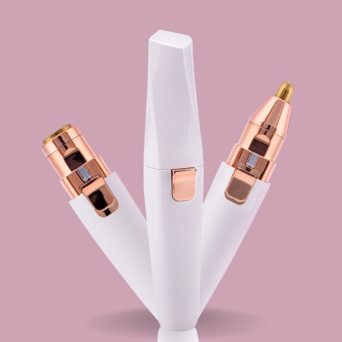 Épilateur à Sourcils Bliness avec Fonction de Nettoyage Facile pour un Entretien Pratique