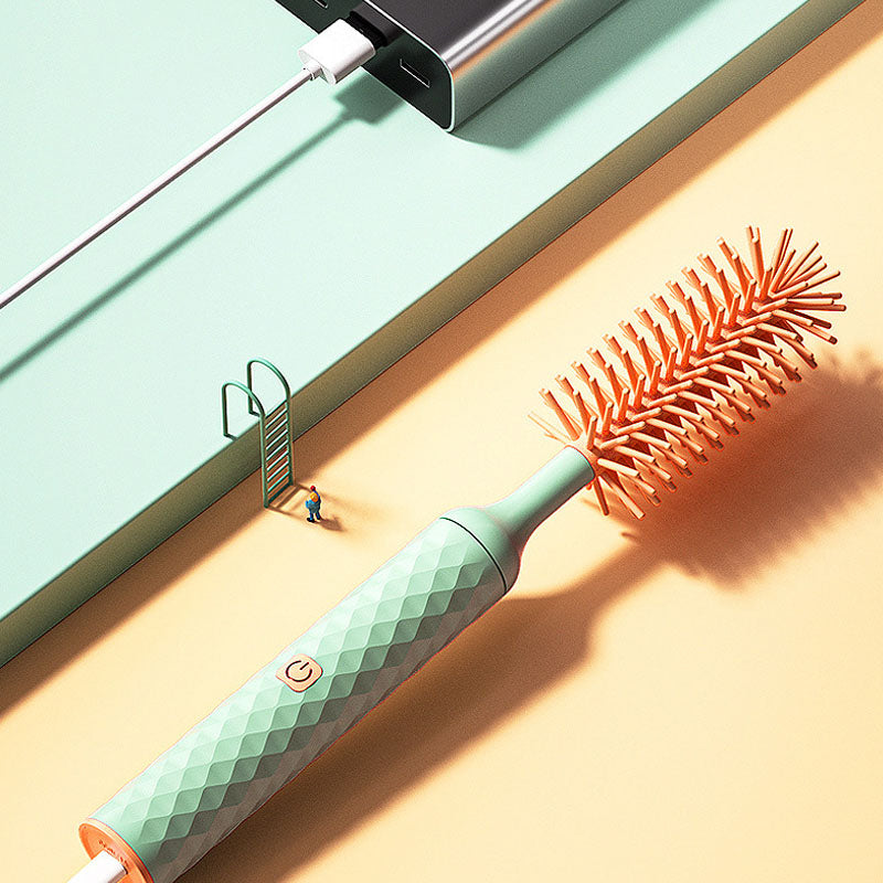 Brosse à bouteille électrique en silicone - Nettoyeur biberon pour une hygiène parfaite
