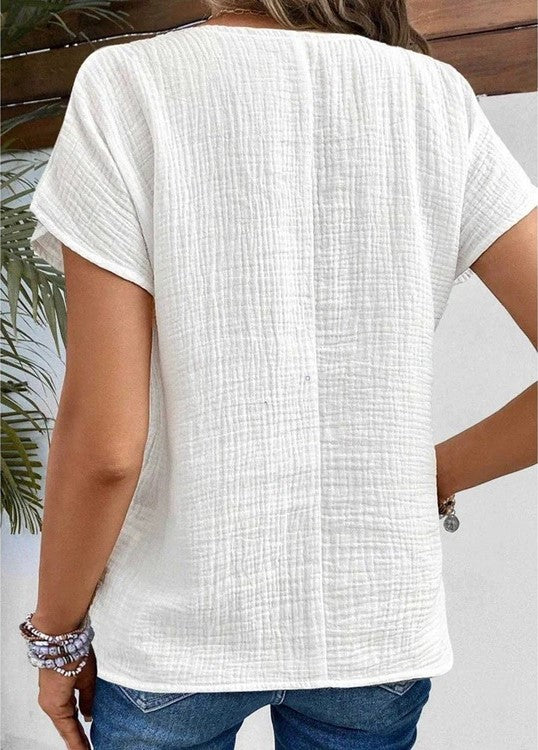 Chemise Camille en lin - Chic décontracté pour femmes - Qualité supérieure tr