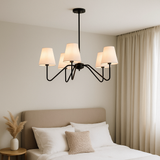 Lampadario da camera in seta