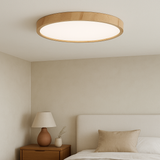 Plafoniera effetto legno
