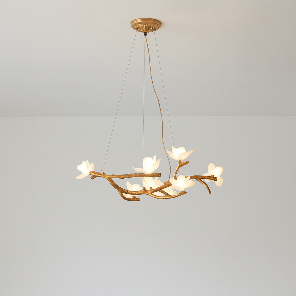 Lampadario a forma di ramo d'albero