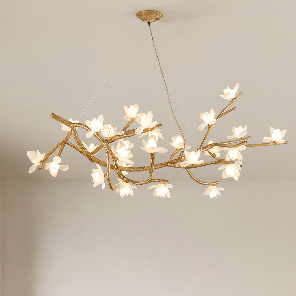 Lampadario a forma di ramo d'albero