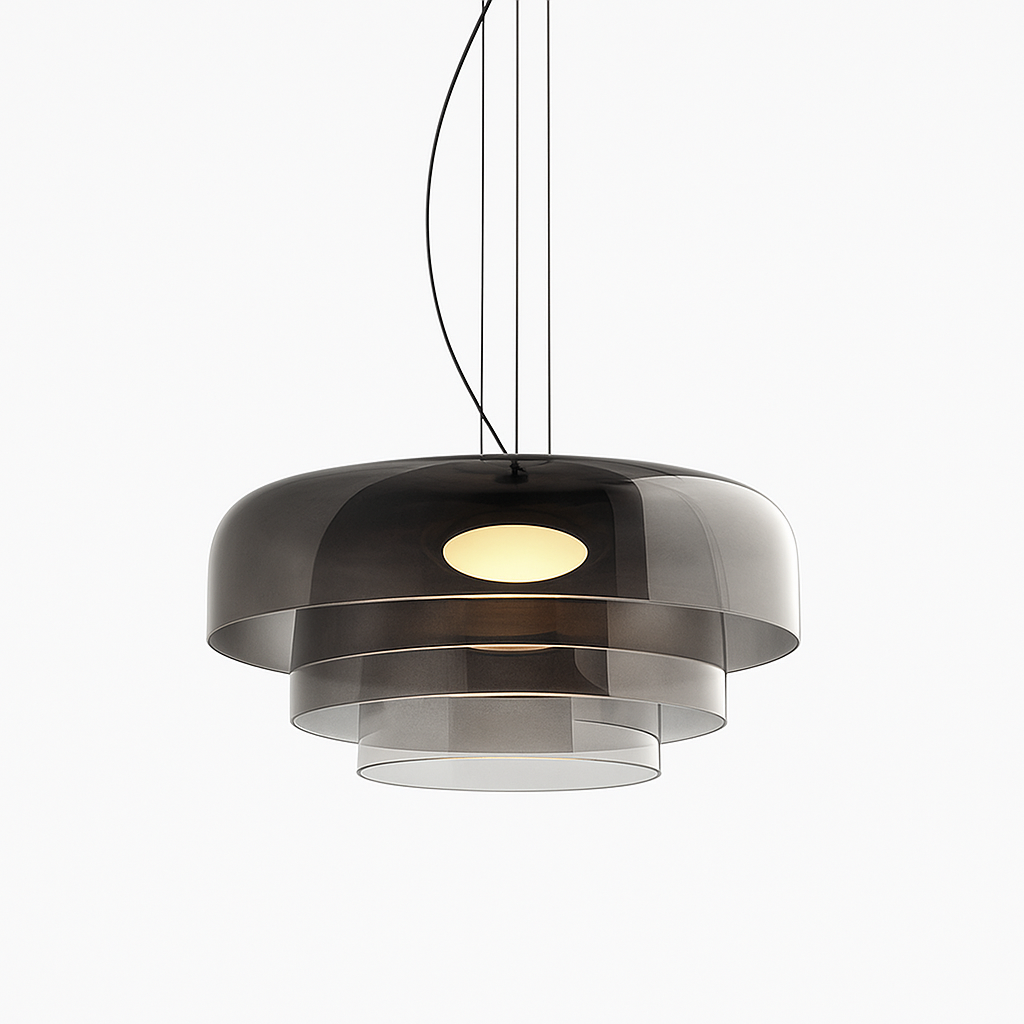 Lampada a sospensione in vetro