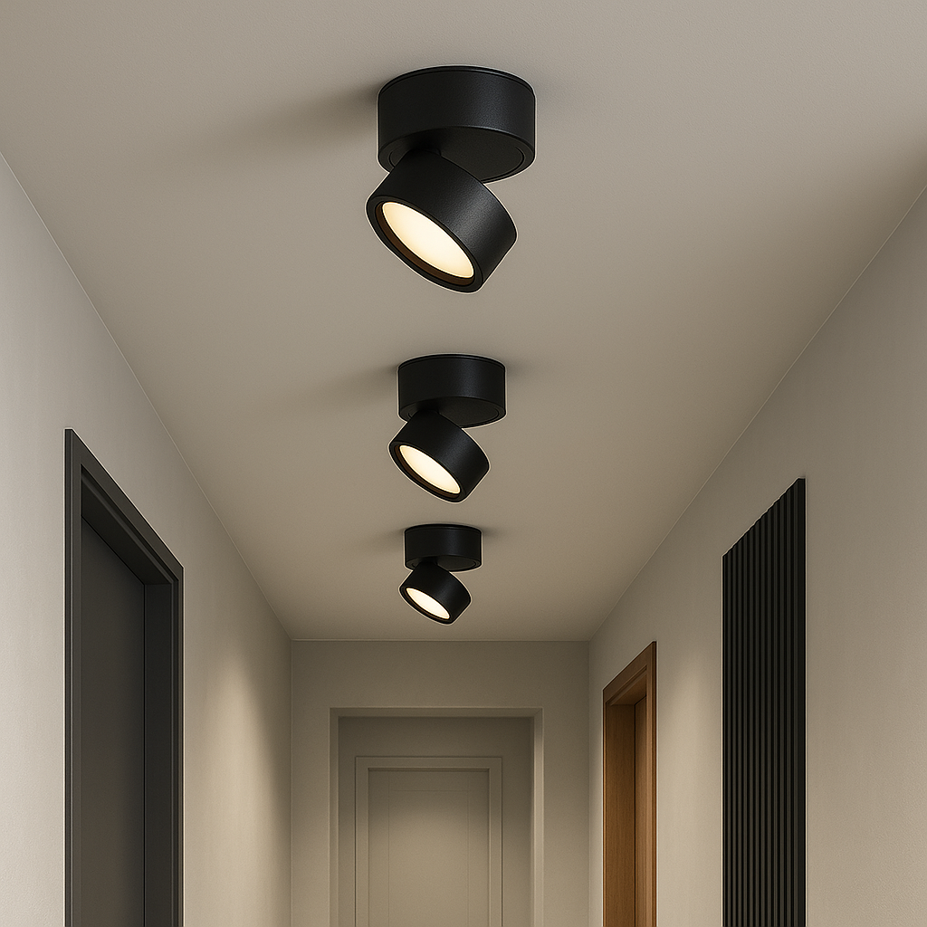 (2 confezioni) Plafoniera da soffitto a superficie