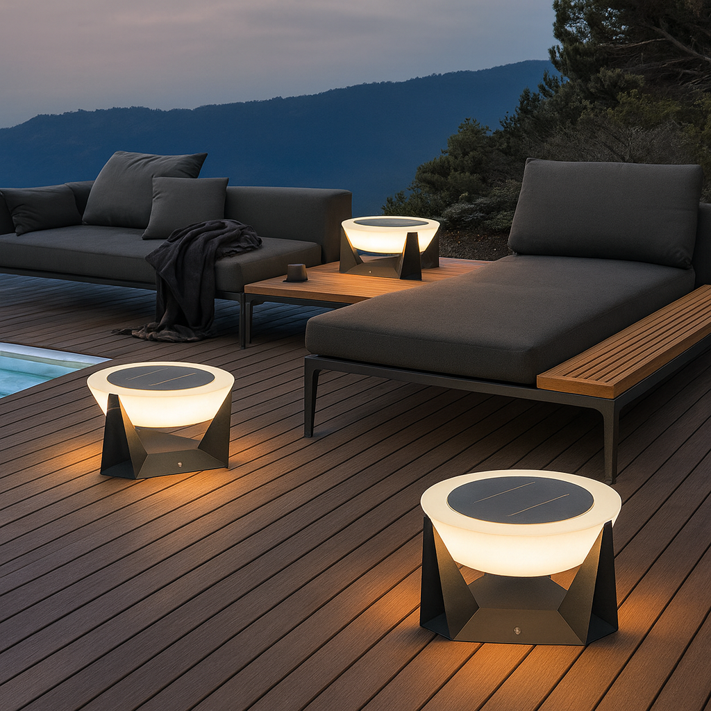 Lampada da terrazza solare