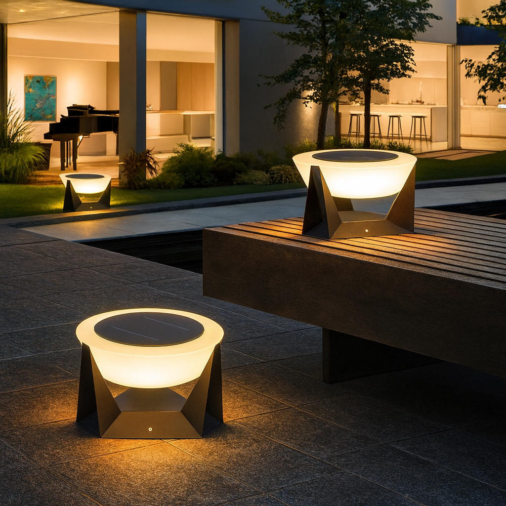 Lampada da terrazza solare
