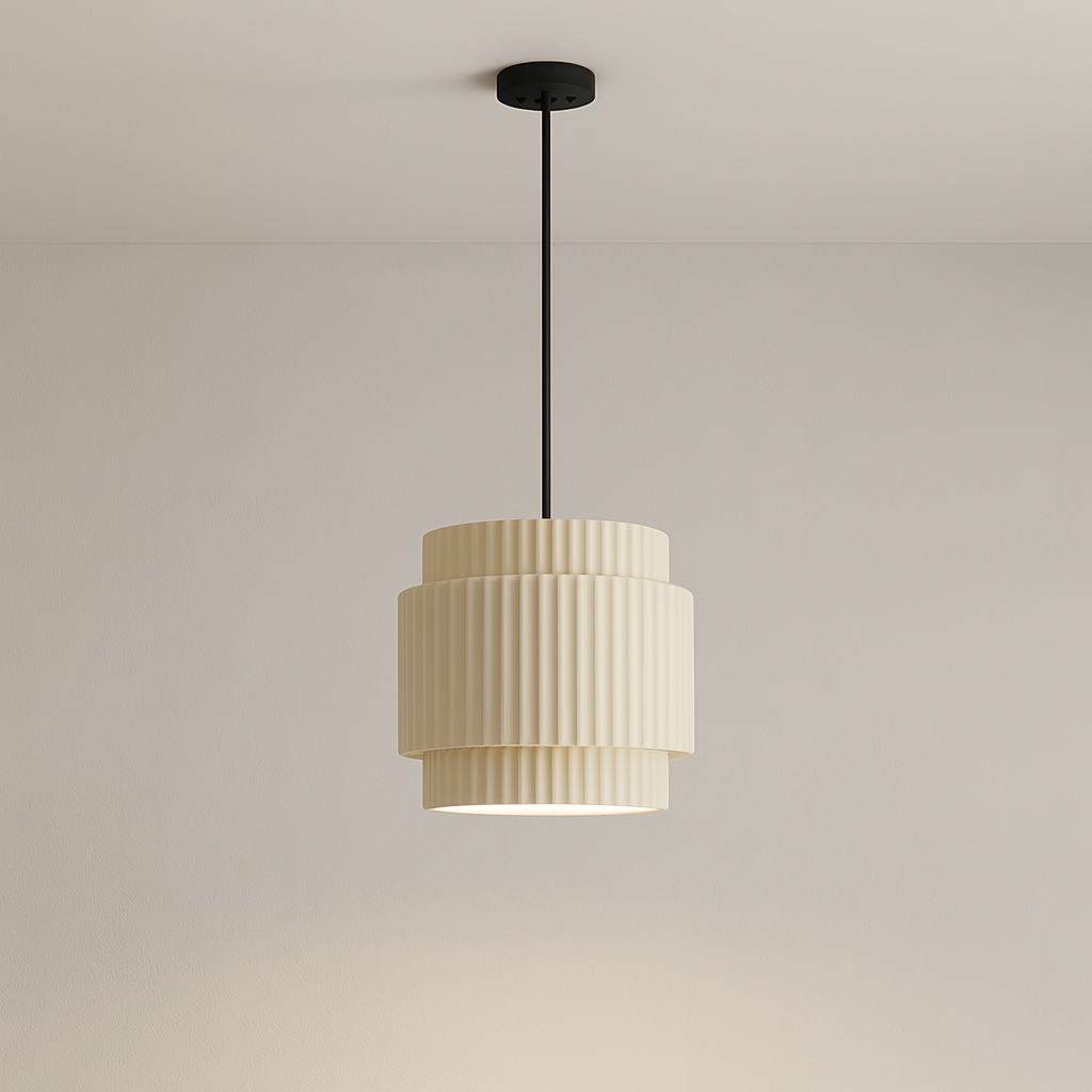 Lampada a sospensione colorata in ceramica