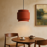 Lampada a sospensione colorata in ceramica