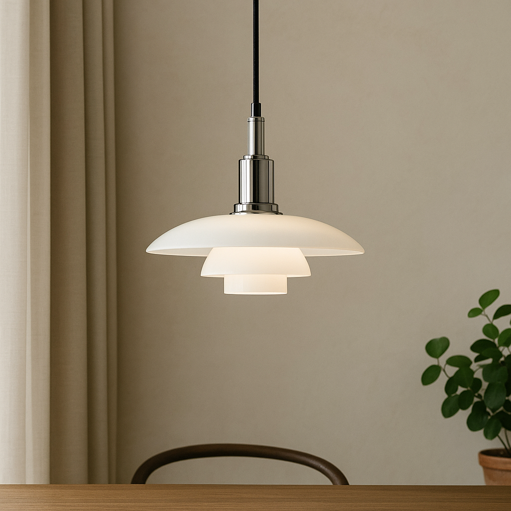 Lampada a sospensione dal design danese