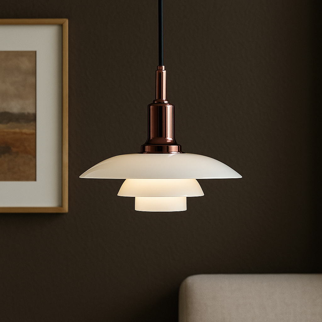Lampada a sospensione dal design danese