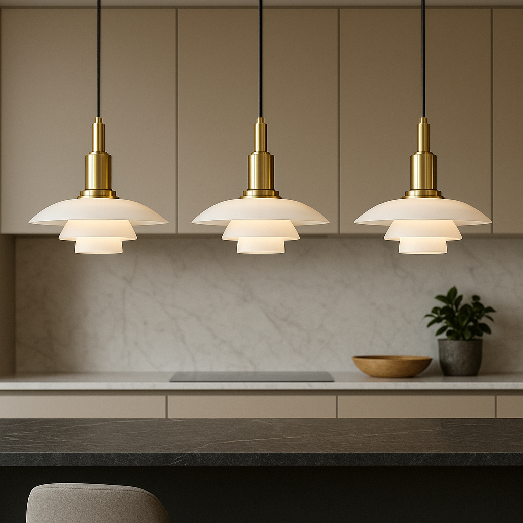 Lampada a sospensione dal design danese