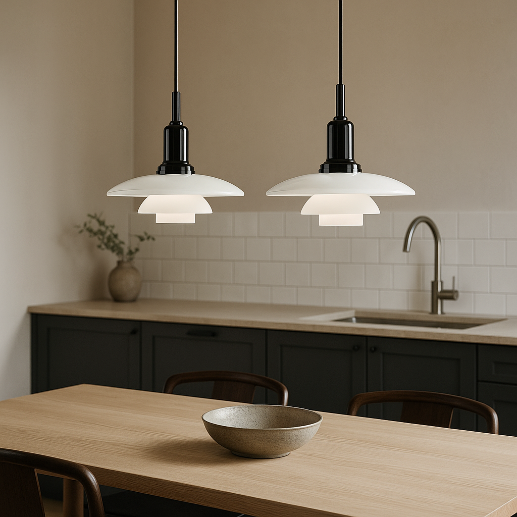 Lampada a sospensione dal design danese