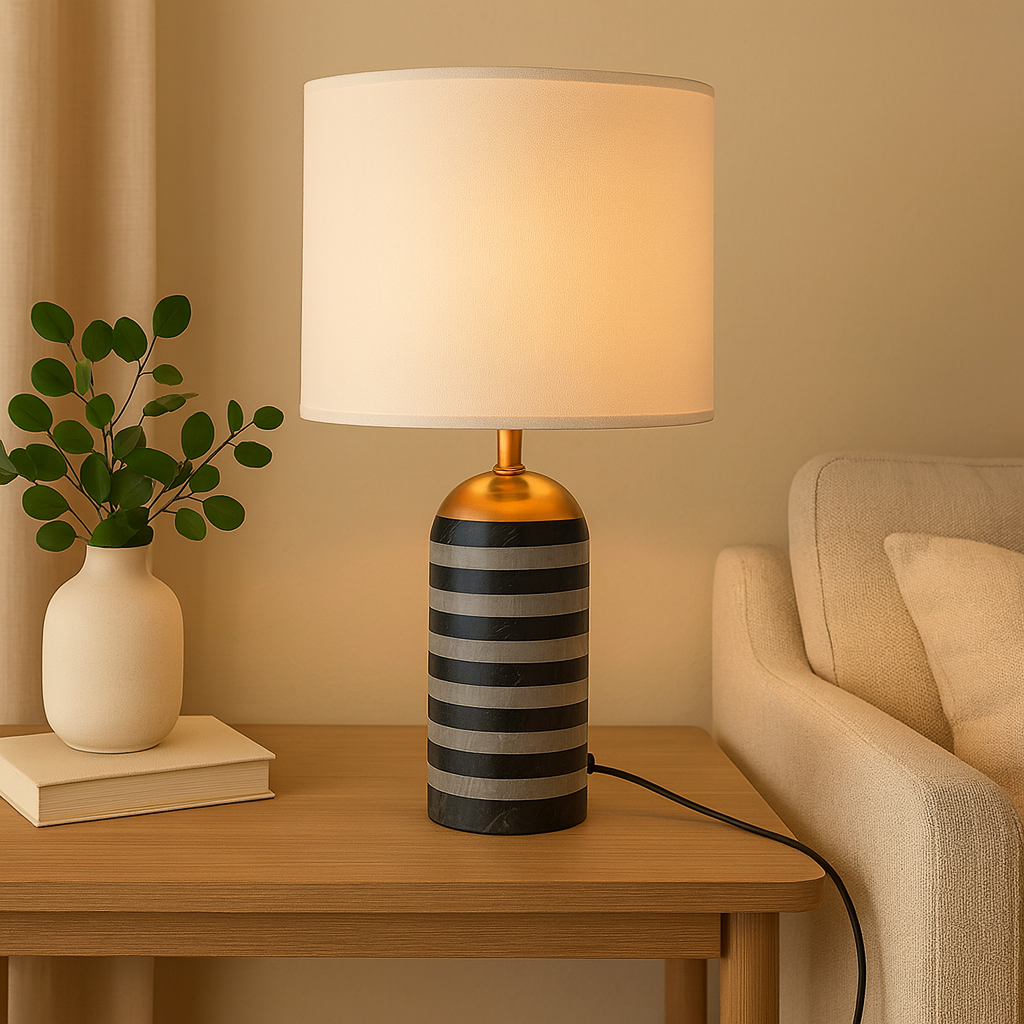 Lampada da tavolo in marmo Rexo