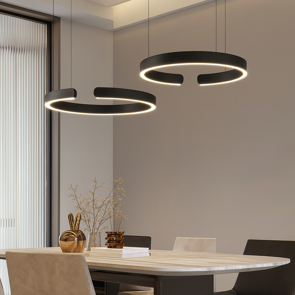 Lampada a sospensione ad anello Esthetica