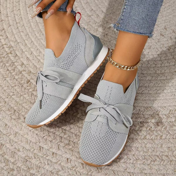 Chaussures Orthopédiques Tendance Gris - Souplesse et Flexibilité pour Confort Quotidien