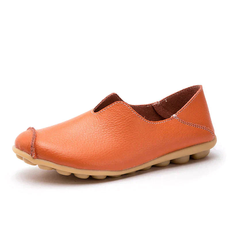 Chaussures orthopédiques OrtoBounce Orange - Matériaux respirants et design sans lacets pour adhérence