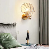 CoralGlimmer - Applique Murale Conchiglia in Vetro