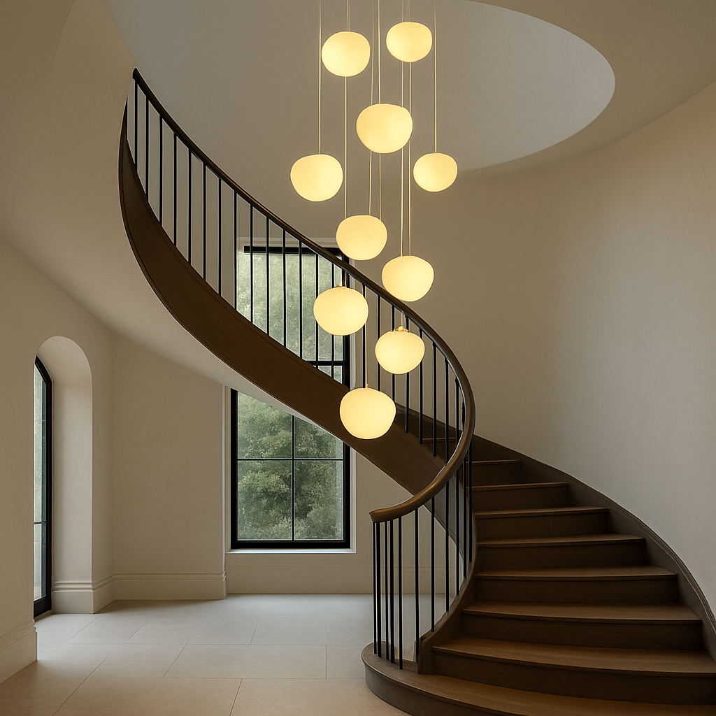 Lampadario da scala nordico creativo