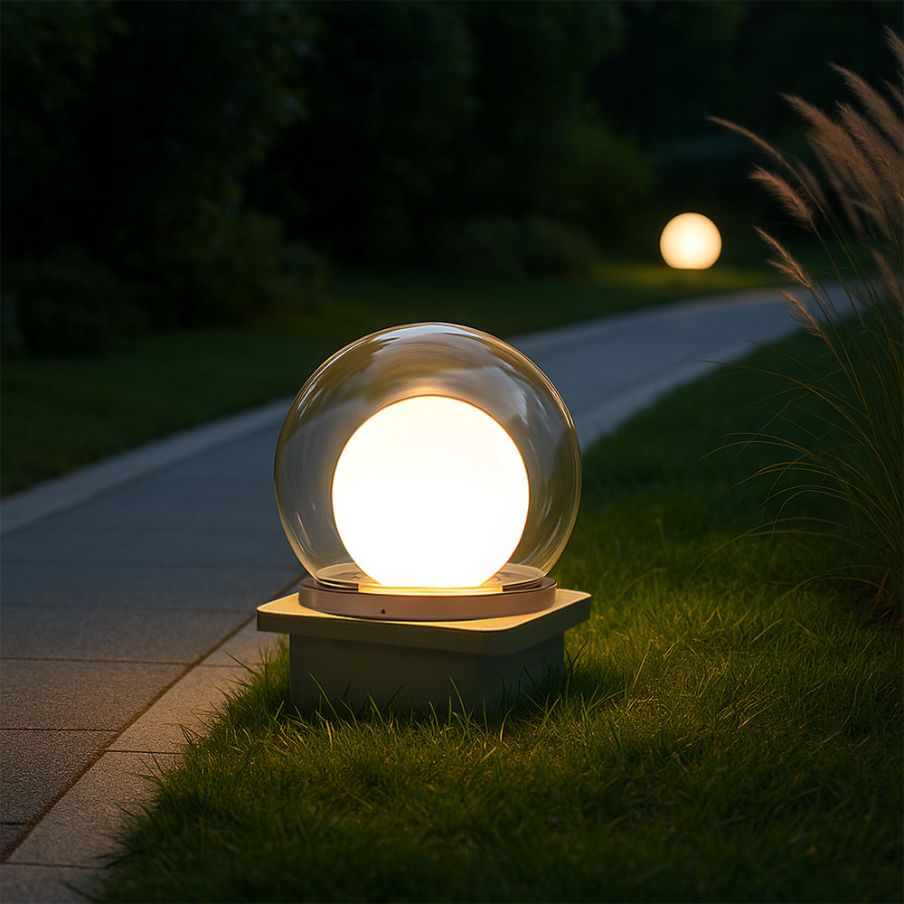 Lampada lunare a pilastro