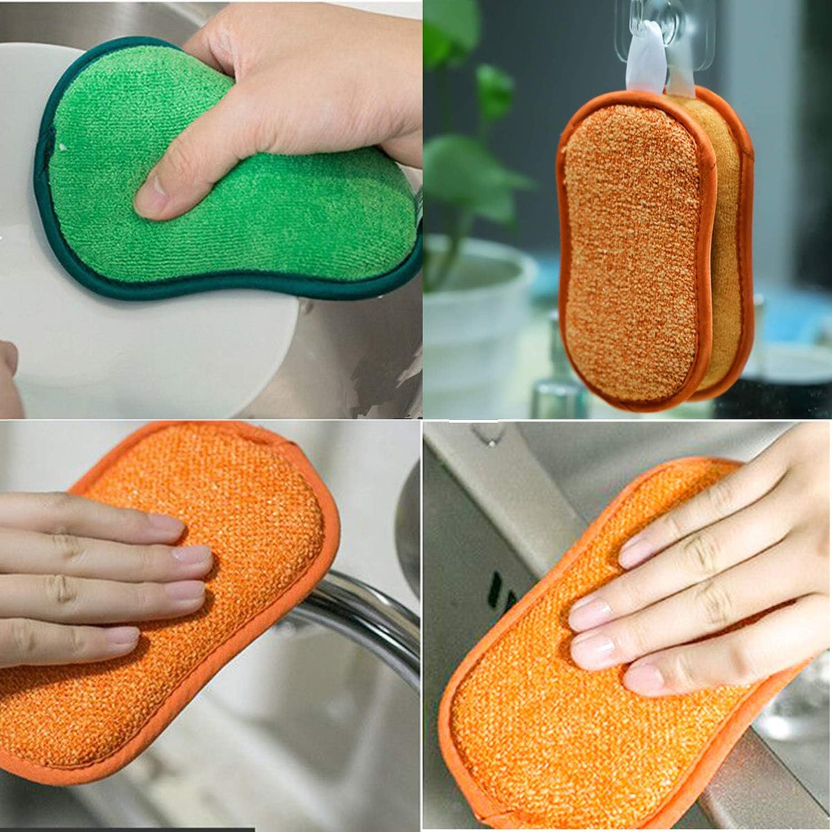 Éponge de Cuisine Résistante pour une Longue Durée d'Utilisation travel bottl