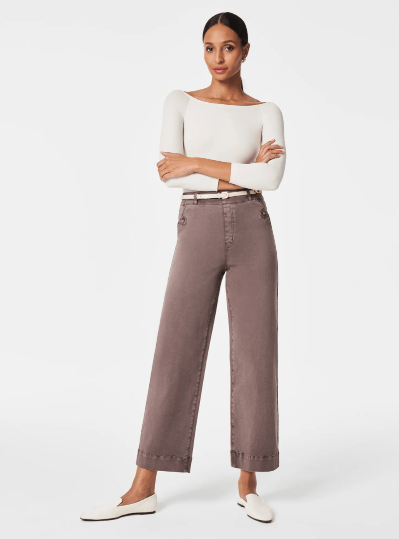 Pantalon Large Fumée Tendance Été - Confort et Style Flattant pour Femmes tra