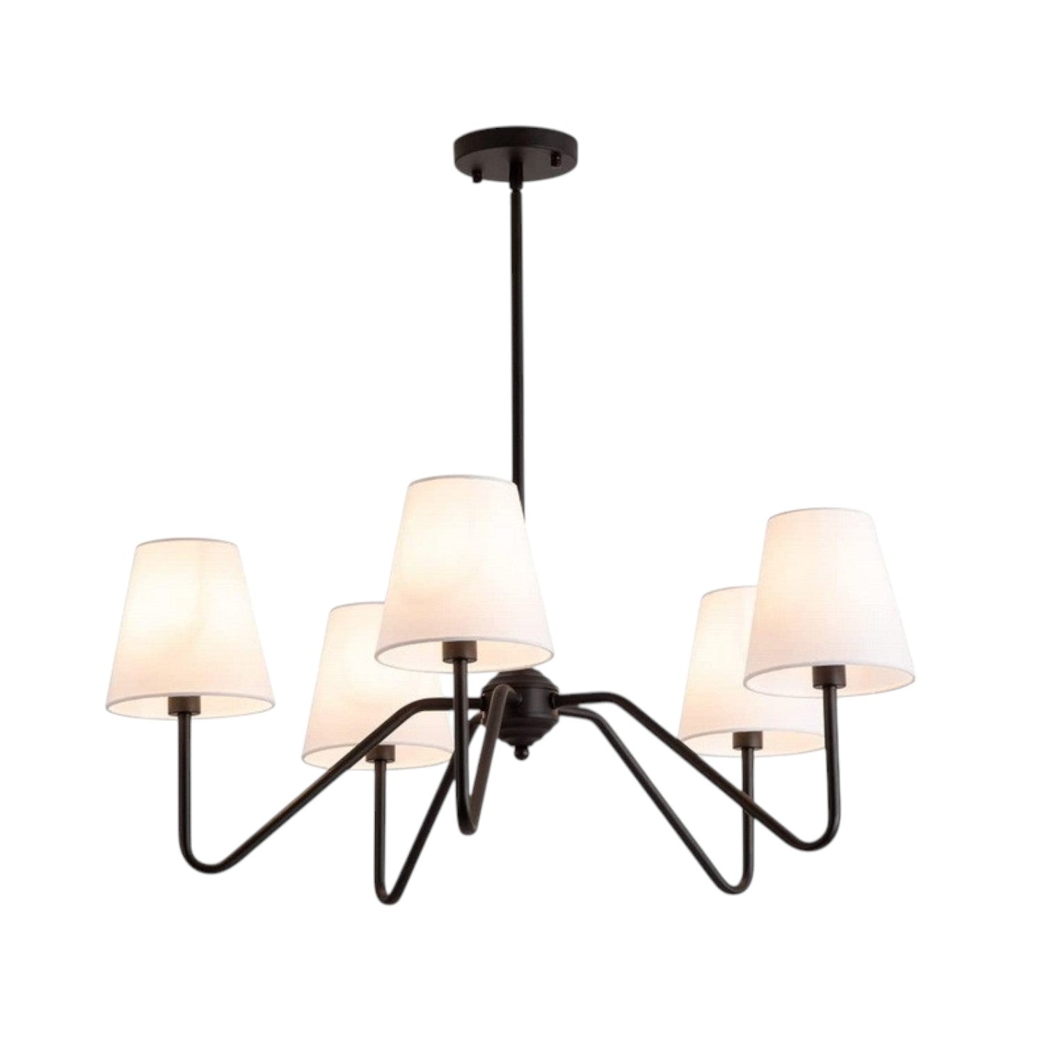 Lampadario da camera in seta