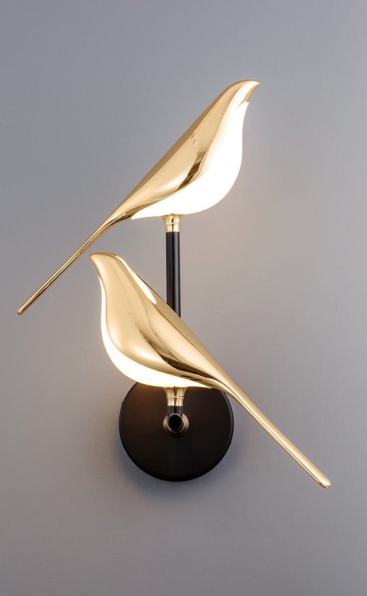 Applique da parete moderna a forma di uccelli di MrBird