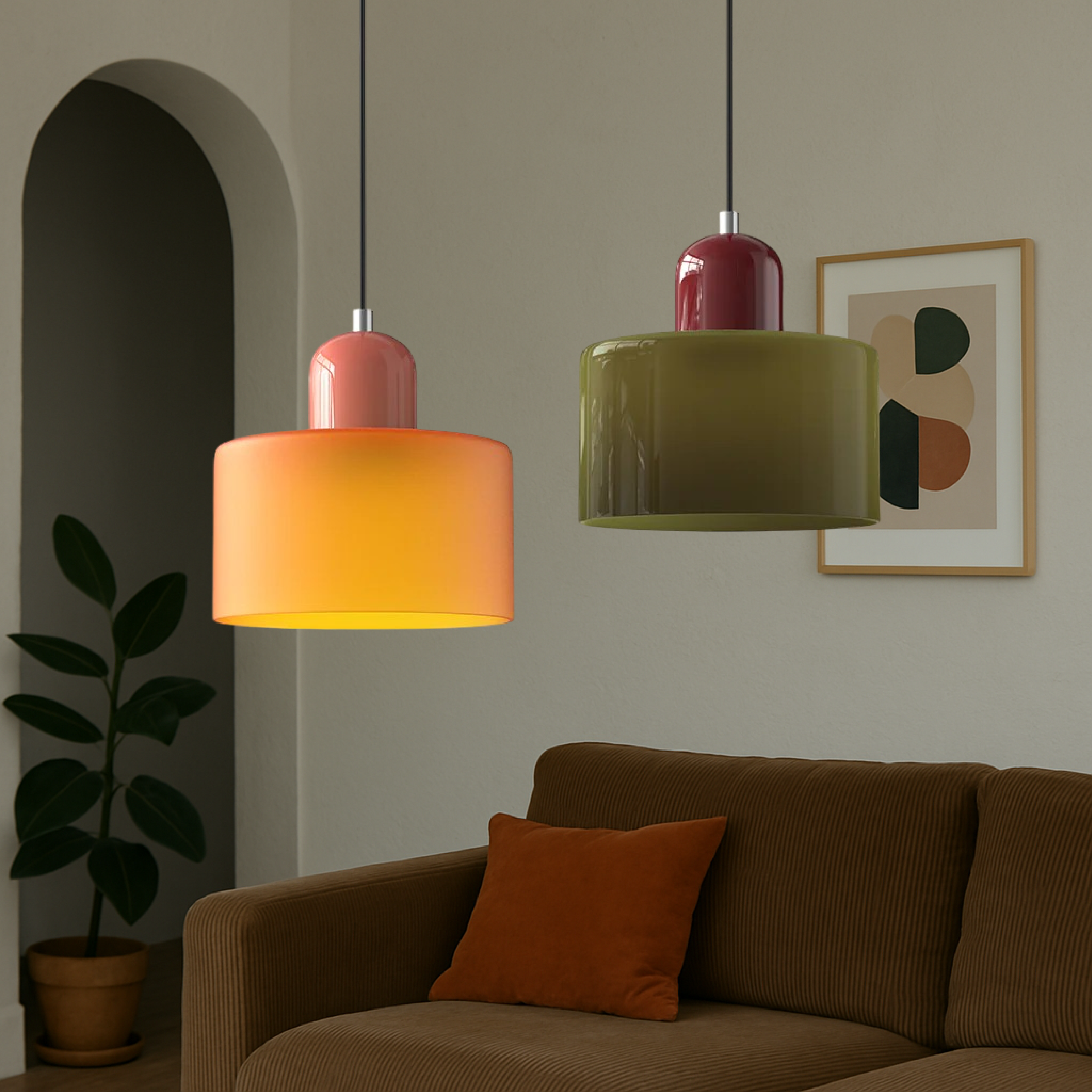 Lampada a sospensione creativa Bauhaus