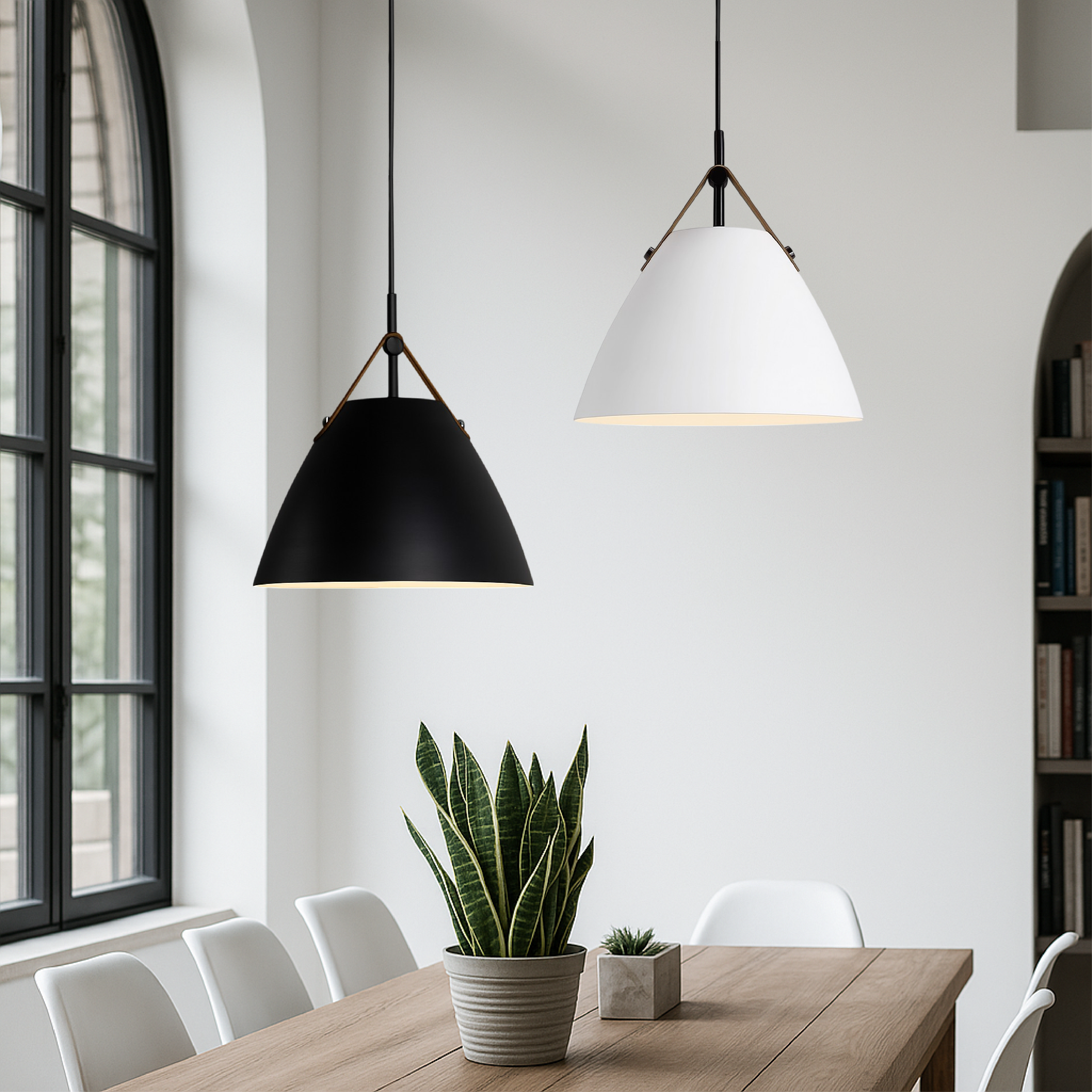 Lampada a sospensione scandinava colorata