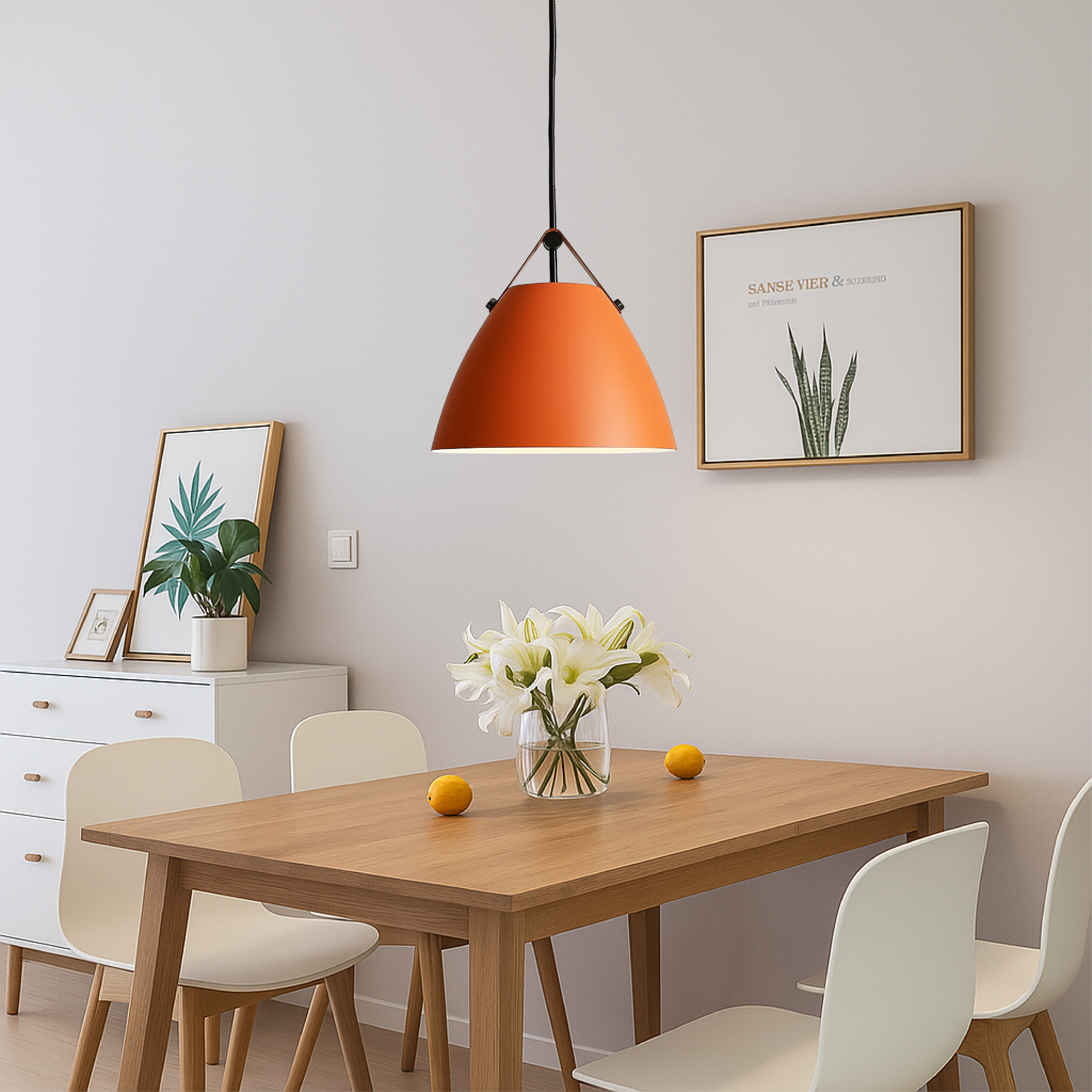Lampada a sospensione scandinava colorata
