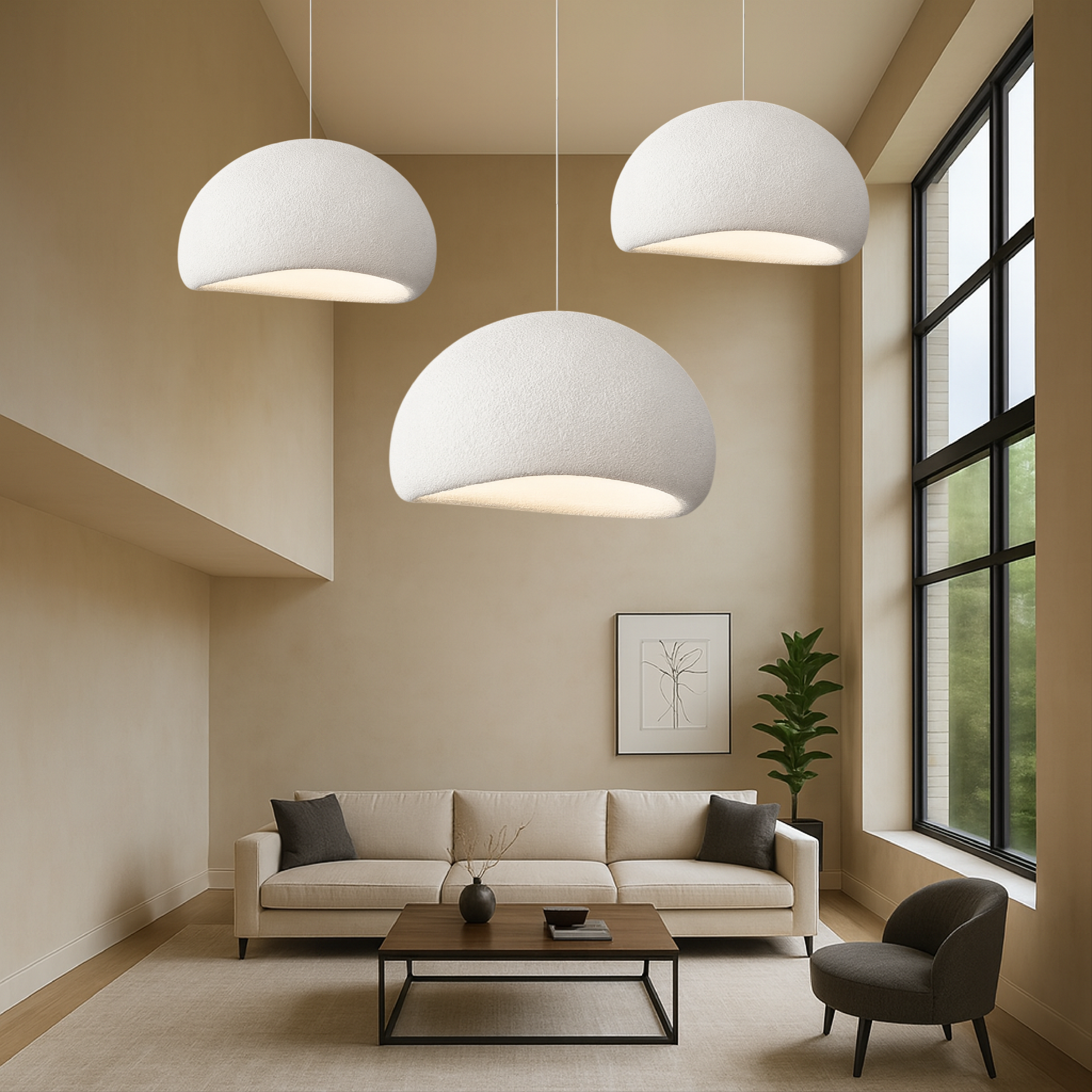Lampada sospesa Wabi Sabi di Lumi
