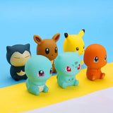 Set di 6 figurine Pokémon per bambini - Giocattoli da bagno divertenti